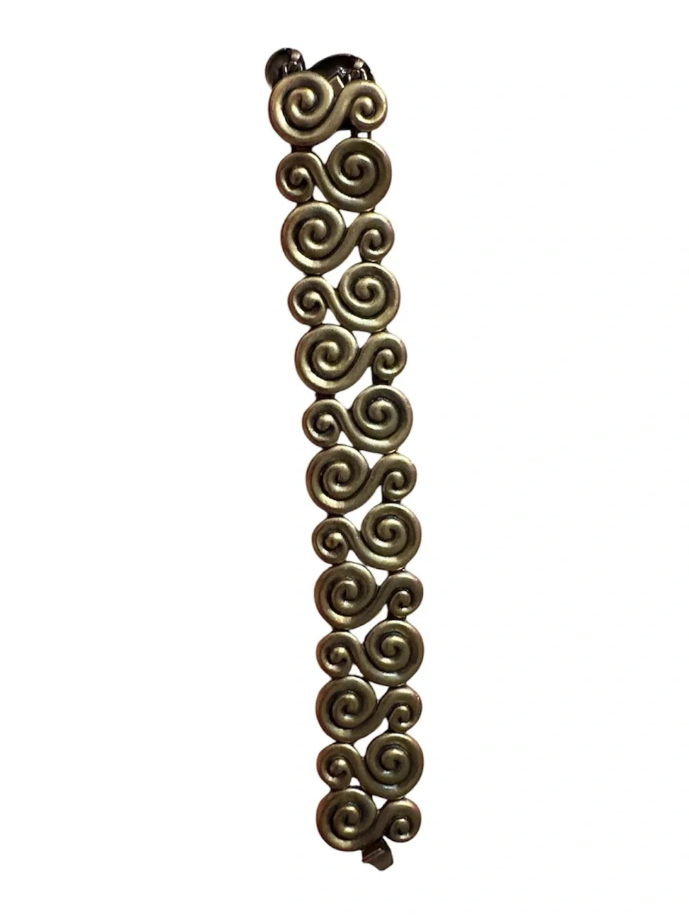 Yves Saint Laurent (YSL) gold-tone spiral link bracelet